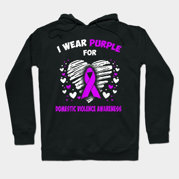 Domestic Violence Awareness Hoodie by sevalyilmazardal